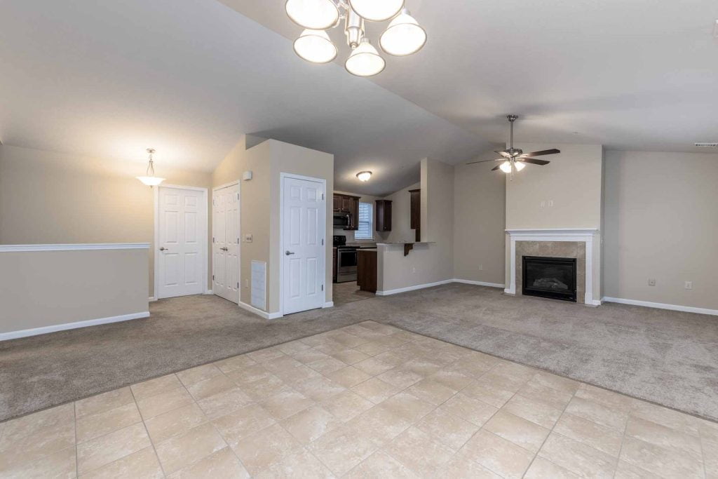 Cambridge Heights Living Room and Kitchen