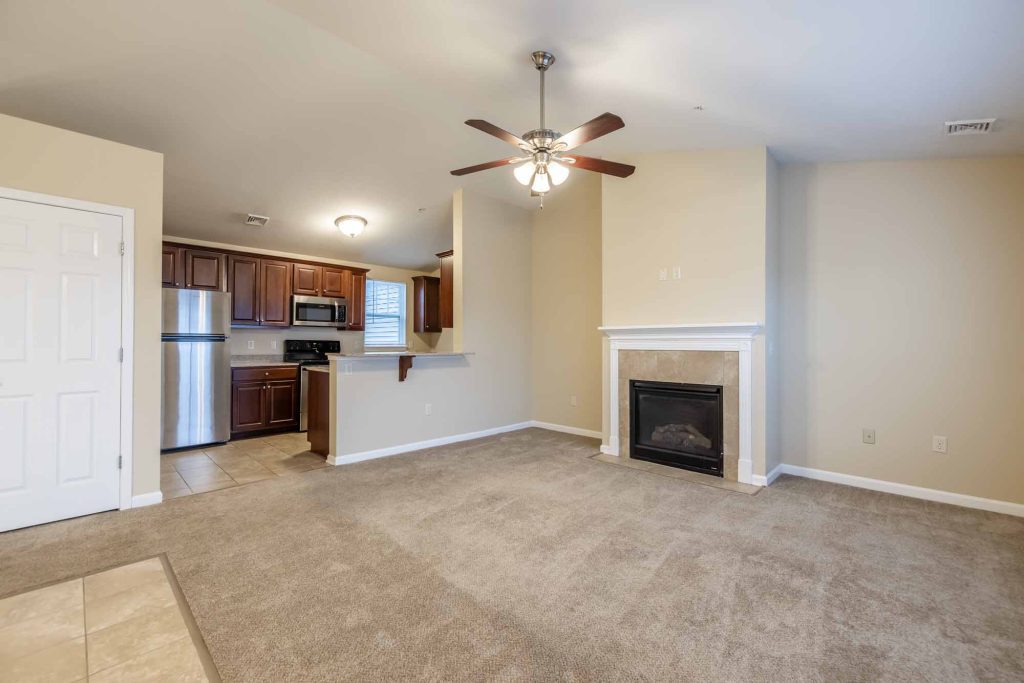 Cambridge Heights Living Room and Kitchen